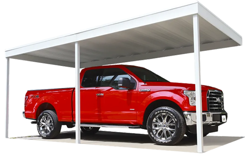 Arrow Wall Attached Carport Kits Thumbnail #4