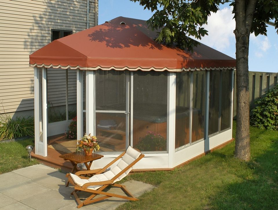 Oblong Four Season Carrousel Gazebo Related Product Image
