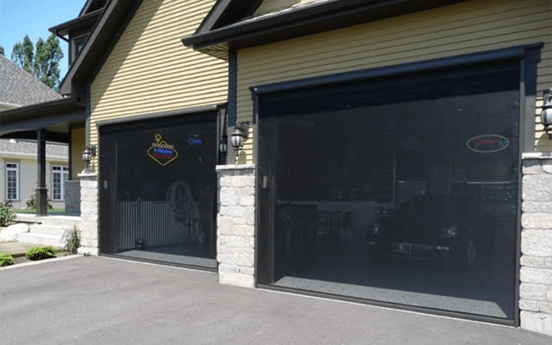Retractable Garage Screen Door Product Image